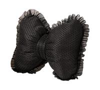 B Baosity Coussin en Forme de Nœud Papillon, Coussin Mignon et Amusant, Centre de Table Décoratif pour Canapé, Voiture, Chambre Ou Bureau, Noir