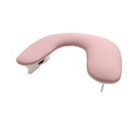 B Baosity Coussin Main Ongles U Forme Support Main Manucure Ergonomique PU Antidérapant Confortable Pliable pour Salon Beauté Maison Utilisation Professionnelle, Rose Sans Support