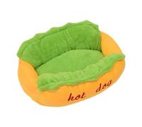 B Baosity Coussin pour Chien et Chat, Tapis Multifonctionnel pour Chats D'intérieur, d'hiver, Lavable, pour Niche Ou Chenil, L 70x55x21cm