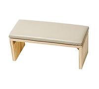 B Baosity Coussin Repose-bras Manucure Cuir Bois Double Couche Confortable pour Appui Main Accessoire Nail Art Exécution Soignée Étanche Adapté pour Usage