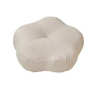 B Baosity Coussin rond d'assise pour chaise et canapé, adapté aux adultes et enfants, blanc