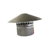 B Baosity Couvercle de Cheminée Anti-pluie, Protection Pratique et Résistante à La Pluie pour Cheminée et Conduit D'aération Extérieur, Diamètre de l'extérieur 160 mm