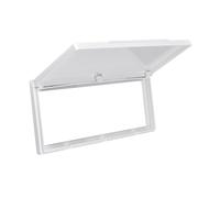 B Baosity Couvercle de Prise étanche Type 86, Rabattable, Résistant Aux Intempéries, Boîtier Anti-poussière, Panneau de Prise pour Entrepôt, blanc