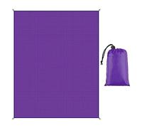 B Baosity Couverture de Tapis Tapis Étanche en Polyester Résistant Pliable Léger Adapté Aux Sorties Camping Jardin Festival, Violet