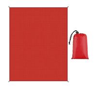 B Baosity Couverture de Tapis Tapis Étanche en Polyester Résistant Pliable Léger Adapté Aux Sorties Camping Jardin Festival, Rouge