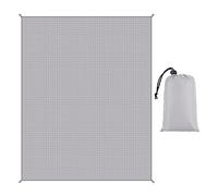 B Baosity Couverture de Tapis Tapis Étanche en Polyester Résistant Pliable Léger Adapté Aux Sorties Camping Jardin Festival, Gris Clair