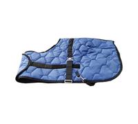 B Baosity Couverture pour Cheval avec Tissu Oxford Drap Protecteur Équestre Couverture d'hiver Imperméable Vêtement Respirant Chauffant Fonction Ajustable pour, Bleu 105cm