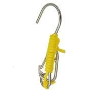 B Baosity Crochet de Plongée Crochet Double Crochet Récif Lanière Spirale Accessoires Sécurité Fonction Boucle Déclenchement Adapté Activités sous, Jaune