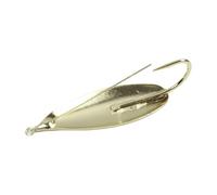 B Baosity Cuillère Appât Pêche Leurres Cuivre Crochet Stable Installation Rapide Mouvement Réaliste Convient Pêche en Eau Douce Eau Salée Cadeau Amateurs Pêcheu, 6,4 cm x 2,2 cm