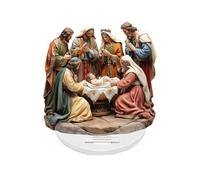 B Baosity Décoration 2D Unique Représentant La Nativité de Jésus, Idéale pour Un Bureau.