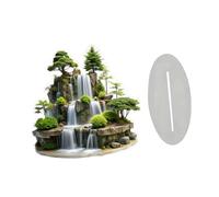 B Baosity Décoration Aquatique 2D pour Table, D'intérieur, Plaque Acrylique Artisanale pour Bureau, étagère Ou Table de Maison