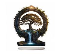 B Baosity Décoration de Table 2D avec Motif Aquatique, Panneau Décoratif de Table, Plaque Décorative de Bureau En Acrylique pour étagère Ou Cheminée, Idéale Pou