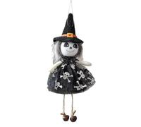 B Baosity Décoration d'halloween Ornement Suspendu Sujet Peluche Pendentif Décoratif Embellissement de Fête en Tissu pour Célébrations et Murs, Fantôme Blanc