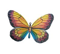 B Baosity Décoration Murale Papillon Plaque Murale En Fer Accent Décoratif Œuvre D'Art pour Égayer Les Murs de Votre Maison Approprié pour La Salle à Manger Le, Jaune