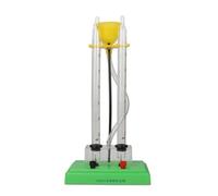 B Baosity Démonstrateur Chimique Appareil Électrolyse Eau Plateforme Éducative Verre et Plastique Résistants Colonnes Transparentes Comparaison des Volumes
