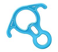 B Baosity Descendeur de Secours en Forme de 8 de 50 KN, en Alliage D'aluminium, pour Descente en Montagne, Tyrolienne, Escalade, Sauvetage en, Bleu
