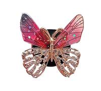 B Baosity Diffuseur D'huiles Essentielles pour Voiture, Clip de Ventilation, Décoration Intérieure Délicate, Clip Universel pour et Désodoriser L, Papillon Rose