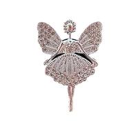 B Baosity Diffuseur D'huiles Essentielles pour Voiture, Clip de Ventilation, Décoration Intérieure Délicate, Clip Universel pour et Désodoriser L, Ange Argent