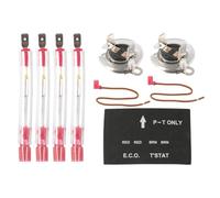 B Baosity Dispositif de Sécurité Chauffage Ensemble Thermostat Fusible Thermique Interrupteur Thermique Protection Surchauffe Réparation Maintenance Conducteurs