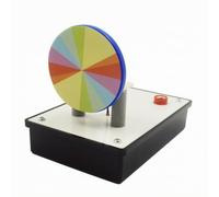 B Baosity Dispositif d'Expérience Scientifique Roue Chromatique Électrique Modèle Physique pour Couleurs Appareil Optique Disque Multicouleur en Plastique Socle