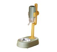 B Baosity Distributeur d'eau sur Pied pour Animaux de Compagnie : Gamelle Amovible et Réglable en Hauteur pour Chats, Chiens, Lapins, Chats et Chato, Vert