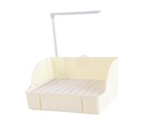 B Baosity Douche pour Oiseaux, Baignoire Automatique pour Oiseaux, Robinet de Circulation, Accessoires de Cage pour Chardonnerets, Perruches, Calopsittes, Perro, Blanc