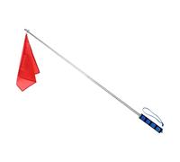 B Baosity Drapeau D'entraînement avec Mât Télescopique, Mât de Guidage et Accessoire Haute Visibilité, Adapté à L'entraînement et, Bleu Noir