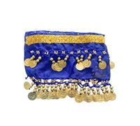B Baosity Écharpe de Danse pour Chien Jupe Fantaisie Chaîne de Taille Créative en Polyester Léger et Sequins Brillants Costume Confortable Adaptée pour Animaux, Bleu Foncé
