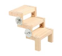 B Baosity Échelles pour Oiseaux, échelle Légère pour Perroquets, Support de Jeu, Jouet échelle pour Pinsons, Perruches, Calopsittes et Inséparables, 12x9.3x5.3cm