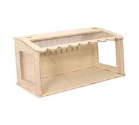B Baosity Éleveuse pour Poussins, Cage à Cailles avec Fenêtre, Incubateur pour Canards et Oiseaux, Poulailler, Boîte D'élevage pour Reptiles, Hérissons, CAI, 40cmx30cmx30cm