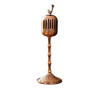 B Baosity Encensoir avec couvercle, accessoire décoratif pour bureau et chambre, Cuivre