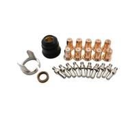 B Baosity Ensemble Consommables PT60 Buses Électrodes Capuchon et Bague de Retenue Remise en État Rapide et Précise Compatible de Coupe Atelier Réparation Maintenance