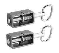 B Baosity Ensemble de 2 Loquets à Ressort à Souder de 5/8 Po, Compact et Professionnel, avec Tube Lisse