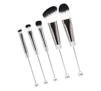B Baosity Ensemble de 5 Pinceaux de Maquillage pour Estomper et Lèvres - Outil de Maquillage Portable et Raffiné