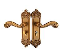 B Baosity Ensemble de Poignées Doubles avec Bouton Pivotant, Ensemble de Poignées de Salle de Bain pour Plus D'intimité