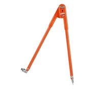 B Baosity Équerres de charpentier Compas Précision Porte-crayons Menuisier Compas Précision Multiusage Outil Dessin Ingénieur - L