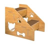 B Baosity Escalier Léger, Antidérapant, Polyvalent et Portable pour Chiens et Chats, pour Lits Hauts D'intérieur, 2 Couches
