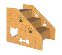 B Baosity Escalier Léger, Antidérapant, Polyvalent et Portable pour Chiens et Chats, pour Lits Hauts D'intérieur, 3 Couches