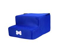 B Baosity Escalier pour Chien à 2 Niveaux, Rampe, échelle pour Animaux de Compagnie, Lavable, Antidérapant, Multifonctionnel, pour Chiens Blessés, Petits Animau, Bleu