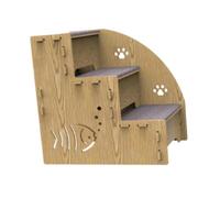 B Baosity Escalier pour Chien, échelle pour Chien, 3 Marches Amovibles Antidérapantes, Accessoires pour Animaux de Compagnie, Marches pour Chats âgés, Lit surél