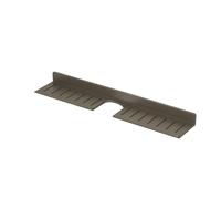 B Baosity Étagère Murale Salle de Bain Support Évier en Aluminium avec Ouverture Robinet Plateau Organisateur Rangement Design Plat Rectangulaire Rebords, 70CM