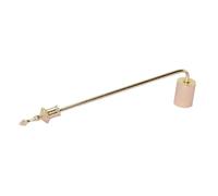 B Baosity Éteignoir à Bougie Outil D'Extinction Accessoire pour Bougies Couvercle Étouffoir En Métal avec Long Manche Adapté pour La Décoration et Comme Cadeau, or