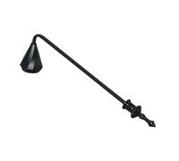 B Baosity Éteignoir à Bougie Outil D'Extinction et Couvercle Cloche Stoppeur de Mèche de Rétro avec Long Manche Antidérapant En Métal Adapté pour Cadeaux, Noir