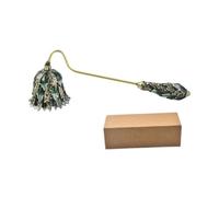 B Baosity Éteignoir à Bougie Vintage Poignée Longue Antidérapante Outil Coupe-mèche Métal Couvercle Décoration Lotus Convient pour Amateurs de Senteurs Salles D, Style B