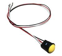 B Baosity Excavateur Bouton Joystick Bouton Interrupteur Accessoire Manette Remplacement Pratique Assemblage avec Câble Fonctionnement Robuste en PP Approprié, Fil Jaune à 3 Fils