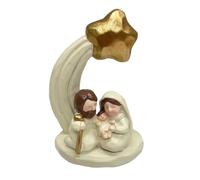 B Baosity Figurine de La Nativité En Forme D'étoile, Statue de La Naissance de Jésus, pour Appartement, Bibliothèque, Maison