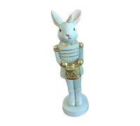 B Baosity Figurine de Lapin de Pâques En Résine pour Centre de Table, Décoration de Pâques Rustique et Créative pour Armoire, étagère, Chambre, Ferme, Bureau, or
