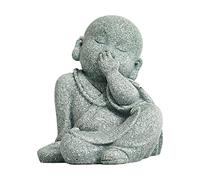 B Baosity Figurine de Moine, Statue de Bouddha, Accessoire Délicat pour La Décoration Intérieure d'une Ou d'un Lieu de Méditation, Rire