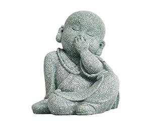 B Baosity Figurine de Moine, Statue de Bouddha, Accessoire Délicat pour La Décoration Intérieure d'une Ou d'un Lieu de Méditation, Rire