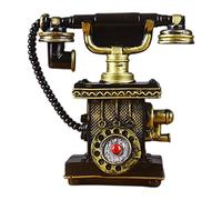 B Baosity Figurine de Téléphone à Cadran Rotatif Vintage, Décoration Murale, Statuette, Accessoire Décoratif Ancien pour La Maison Ou Un Bar, C01